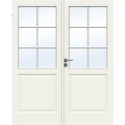 Swedoor Compact SP6 Double Door Innerdörr Klarglas S 0502-Y (70x200cm)