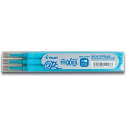 Pilot Frixion Point Rollerball 0.5mm Refill Light Blue 3pcs