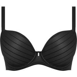 Freya Cameo Moulded Plunge Bra - Black