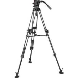 Manfrotto Rótula de vídeo Pro 526 con Trípode 645 Fast Twin carbono