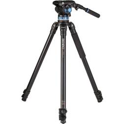 Benro A373F 3-Section Aluminum Single Tube Video Tripod with S6PRO Video Head