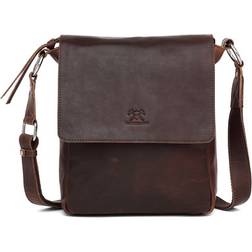 Adax Julian Catania Shoulder Bag - Dark Brown