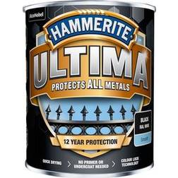 Hammerite Ultima Metal Paint White, Smooth White 0.25L