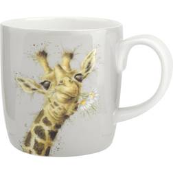 Royal Worcester Wrendale Designs Flowers Giraffe Becher 40cl