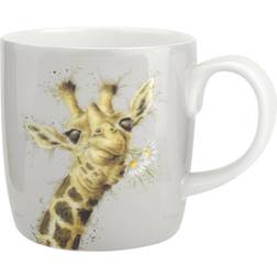 Royal Worcester Wrendale Designs Flowers Giraffe Krus 40cl