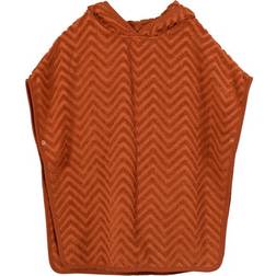 Filibabba Zigzag Poncho Rust