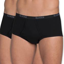 Sloggi Basic Maxi Briefs 2-pack - Black