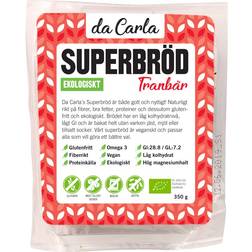 Da Carla Superbröd Tranbär 350g