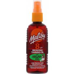 Malibu Bronzing Tanning Oil with Argan SPF8 100ml