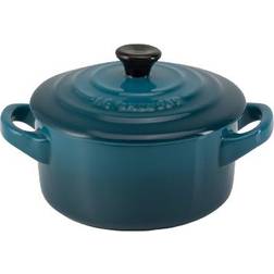 Le Creuset Deep Teal Stoneware Round med låg 10cm