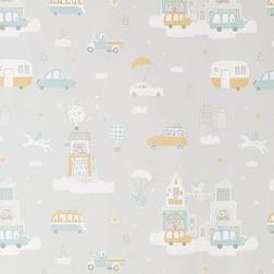 Majvillan Kindertapete Above the Clouds Soft Grey grigio