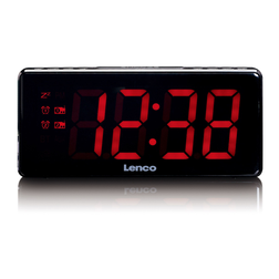 Lenco CR-30WH Radio-réveil FM blanc