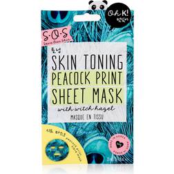 Oh K! SOS Toning Peacock Print Sheet Mask 23ml