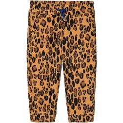 Mini Rodini Leopard Fleece Trousers - Beige (2073010113)