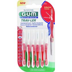 GUM Cepillo Interdental 1314 Viaje 08 mm 6 Ud