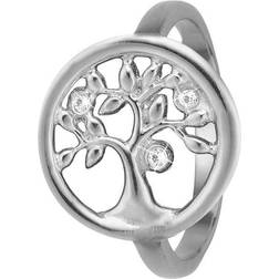 Christina Tree Of Life Ring - Silver/Topaz
