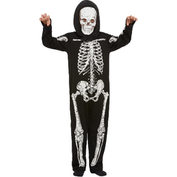 Halloween Skelet Kostume Sort