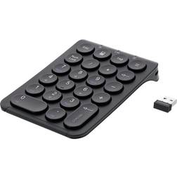 Deltaco Wireless Numbered Keypad Musta