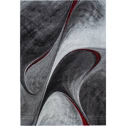 Vogel Grå, Röd 133x190cm