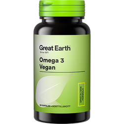 Great Earth Omega 3 Vegan 60 stk