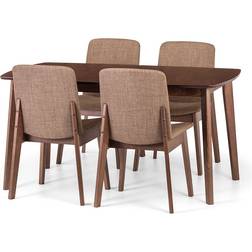 Julian Bowen Kensington Dining Set 90x195cm 5pcs