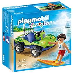 Playmobil Surfer Med Strandbil 6982