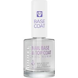 Rimmel 5 in 1 Nail Base & Top Coat Transparent 12ml