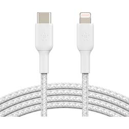 Belkin Braided Boost Charge USB C-Lightning 2m