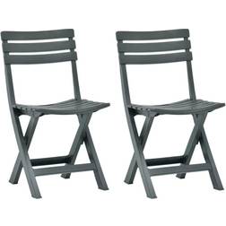 vidaXL 48789 2-pack Trädgårdsmatstol