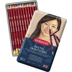 Derwent Pastel Pencil Skintones 12 Tin