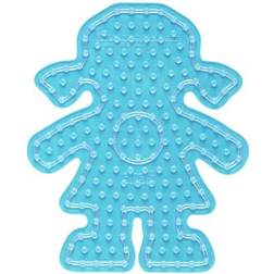 Hama Beads Maxi Pin Plate Transp Girl