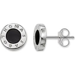 Thomas Sabo Classic Stud Earrings - Silver/Onyx