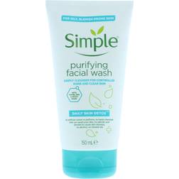 Simple Daily Skin Detox Purifying Facial Wash 150ml