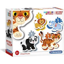 Clementoni Supercolour My First Puzzle Wild Animals 14 Bitar
