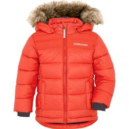 Didriksons Kid's Digory Puff Jacka - Poppy Red (503398-424)