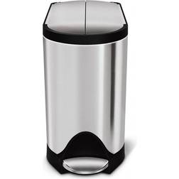 Simplehuman 10L Butterfly Step Slim Trashcan