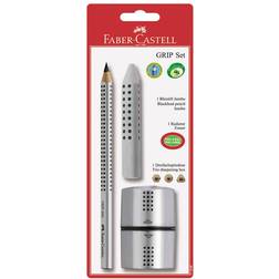 Faber-Castell Jumbo Grip Silver set