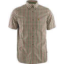 Fjällräven Övik Travel Shirt SS M - Laurel Green