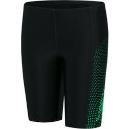 Speedo Gala Logo Panel Jammer- Black/Green (811342)