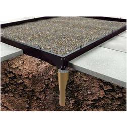 Halls Greenhouses Qube 610 Base 6.2m² Rustfrit stål