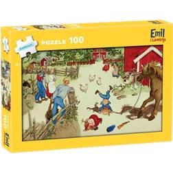 Kärnan Emil in Lönneberga 100 Bitar