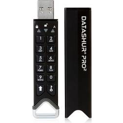 iStorage datAshur PRO2 16GB Unidad flash USB segura Certificación FIPS 140-2 Nivel 3 Protegida por contraseña Resistente al polvo y al agua