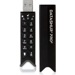 iStorage datAshur Pro2 USB-stick 512 GB Zwart IS-FL-DP2-256-512 USB 3.2 Gen 1
