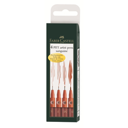 Faber-Castell Pitt Artist Pens Sanguine 4-pack