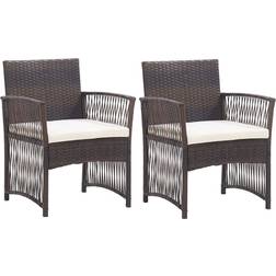 vidaXL 46439 2-pack Trädgårdsmatstol