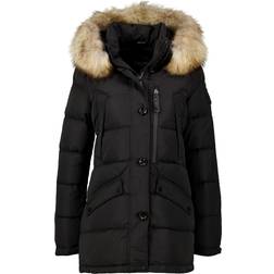 Hollies Wilma Jacket - Black/Nature (Real Fur)