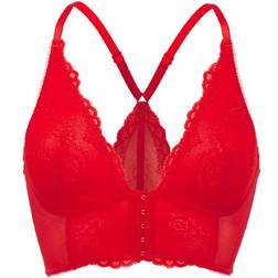 Gossard Superboost Lace Deep V Bralet - Chilli Red