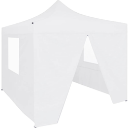 vidaXL Professional Folding Tent with 4 Sidewalls 3x3 m