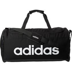 Adidas Linear Duffel Bag - Black/Black/White