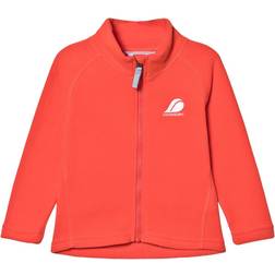 Didriksons Monte Kid's Microfleece Jacket - Poppy Red (503412-424)